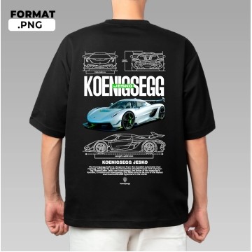 Áo thun Koenigsegg jesko quần áo sợi nhỏ