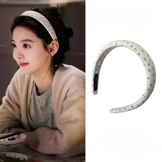 Kovoi / Phiên Bản Hàn Quốc Băng Đô Hoa Trắng Nhỏ Tươi Phong Cách Mới Cao Đầu Lâu Top Băng Đô Áp Lực Phù Hợp