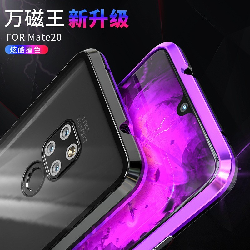 Ốp điện thoại khung hấp phụ từ tính cho Huawei Mate 20 20 Pro P20 P30 P30 ProHard Cover
