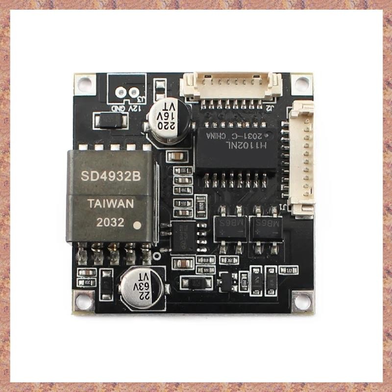 Mô-đun PoE 48V đến 12V cho mạng quan sát an ninh Camera IP Power over Ethernet Module IEEE802.3af 12V1.5A Đầu ra 15W (R F C V)
