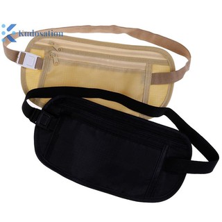 Kudosation Travel Money Belt Ẩn Eo Ví An Ninh Túi Hộ Chiếu Túi Đựng ID