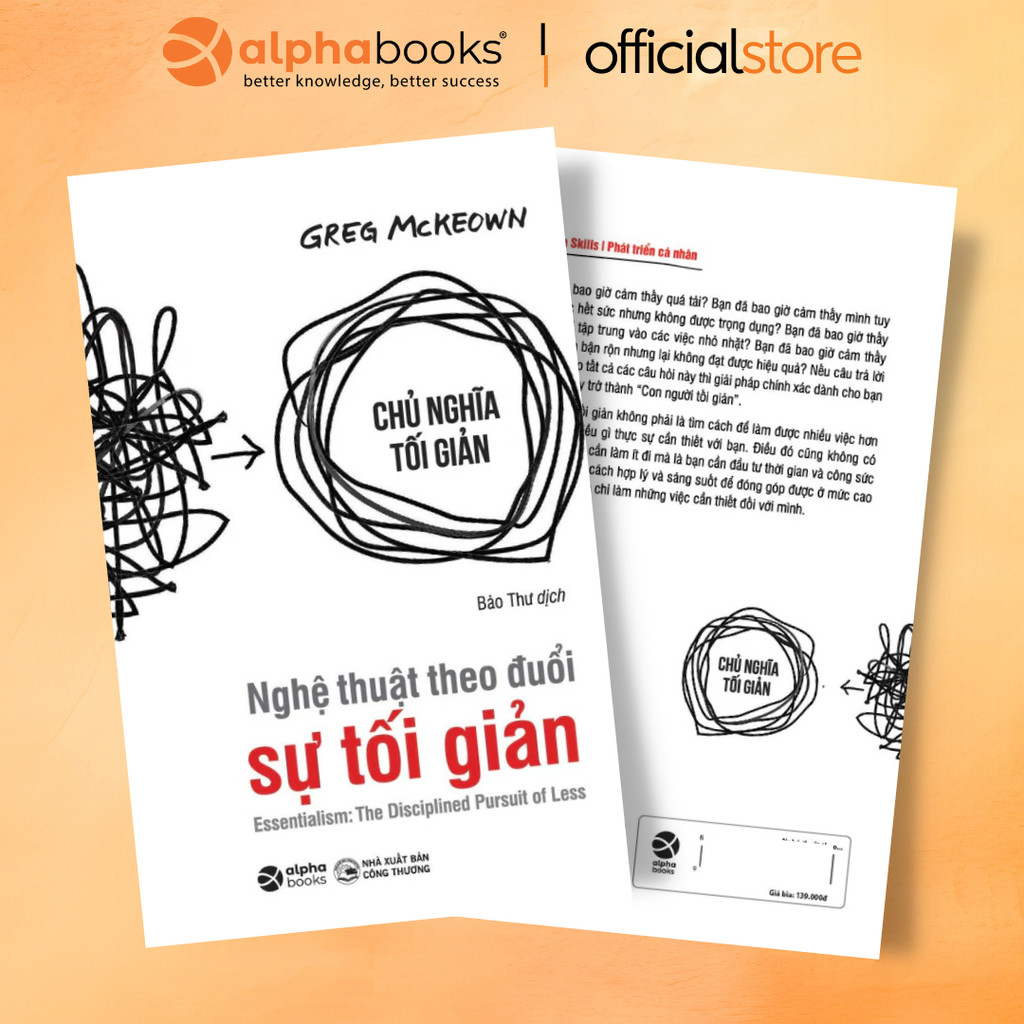 Sách - Nghệ thuật theo đuổi sự tối giản (Tái Bản Mới Nhất, Alpha Books)