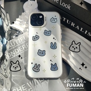 Dành Cho Vivo iQOO Z9 Turbo Z9X Z9S Z8 Z8X U5X U3 Neo 10 9 8 7 6 SE 5 5s Neo iQOO 13 12 11 10 9 Pro SE 7 Vỏ Rỗng Hoạt Hình Dễ Thương Gấu Mèo Vỏ Điện Thoại Chống Sốc Nắp lưng cứng