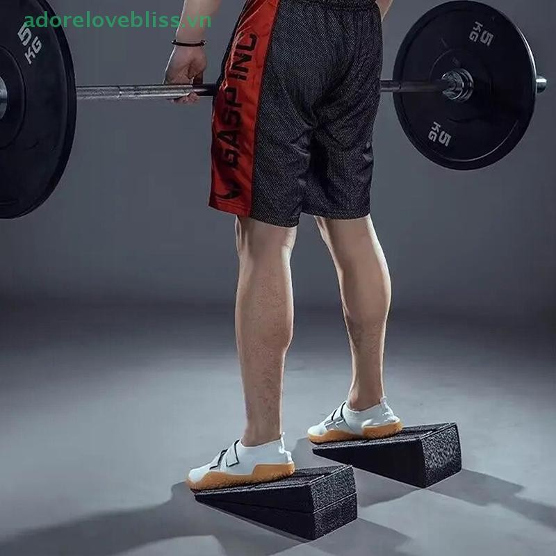 Thêm 3 Squat Nêm Khối Có Thể Điều Chỉnh Chống Trơn Trượt Squat Ramp Deadlift Nêm Bê Cáng Slant Ban Sức Mạnh Cho Squat Deadlift BSS