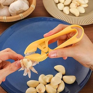 Dụng cụ gọt vỏ tỏi YUUKII, Dụng cụ loại bỏ thân cây di động Nhíp gọt vỏ tỏi, Phụ kiện nhà bếp đa chức năng bóc vỏ tỏi