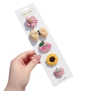 Kẹp tóc trẻ em dễ thương cho bé gái, phụ kiện không làm tổn thương tóc