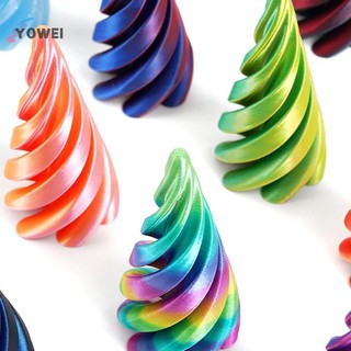 YOWEI 3D In Hình Nón Xoắn Ốc Không Thể Kim Tự Tháp Vượt Qua Điêu Khắc Kim Tự Tháp Chỉ Ảo Ảnh VN