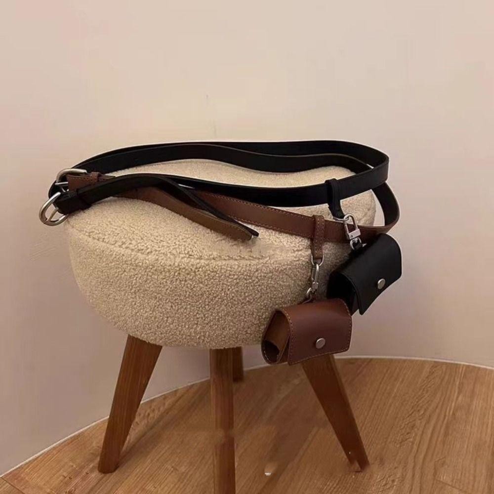 HOBBYIN Túi thắt lưng HOBBYIN, Túi xách Mini Ví thắt lưng da, Túi đeo chéo có thể điều chỉnh có thể tháo rời dành cho nữ