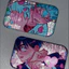 Huy hiệu phản chiếu kép Anime Alienstage - Bộ sưu tập hình vuông Mizi, Ivan & Tillsua (44x70mm, Lấp Lánh + Lớp phủ ba chiều)