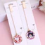 BH2 Sanrio Pochacco Kuromi Kim Loại Đánh Dấu Trang Hoạt Hình Mặt Dây Chuyền Tốt Nghiệp Mùa Quà Tặng Cho Bạn Bè Quà Lưu Niệm HB2
