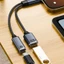 Bộ chuyển đổi cáp WU USB C OTG có nguồn cấp nguồn Type C sang USB OTG + Cáp sạc nhanh 100W Bộ chia USB C 2 trong 1 Sạc