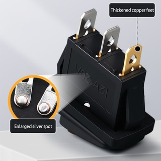 JOJO Công tắc chống nước công nghiệp trên Rocker 2 cực 250V 16A Thiết bị đầu cuối phẳng Công tắc Loại thuyền cho các môi trường khác nhau