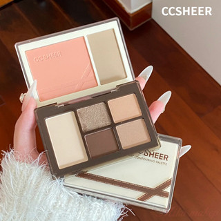 CCSHEER Đĩa Phấn Mắt Đĩa Toàn Diện Một Đĩa Cho Toàn Bộ Khuôn Mặt