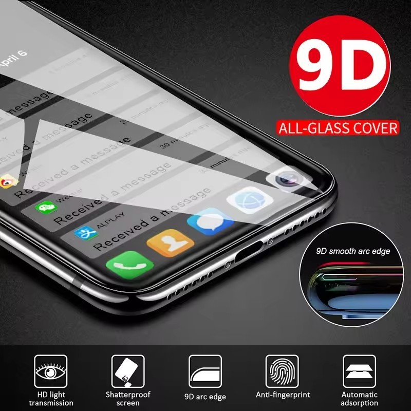 Kính cường lực 9D bảo vệ toàn màn hình dành cho Redmi Note 15 14 14S 13 12 Turbo 12S 11 11S Pro China 11T Plus 5G 4G 2026