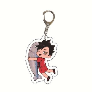 [Móc khóa] Haikyuu!! Móc khóa Oikawa Tooru Shoyo Kageyama Tobio Kageo Kenma Kozume Acrylic Chibi Móc khóa hoạt hình TXVU