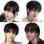 DELMER Dài Cosplay Tóc Giả, Tổng Hợp Thẳng Mullet Đầu Tóc Giả Có Nổ, Đuôi Sói Chịu Nhiệt Lông Tơ Lớp Anime Nam Tóc Giả Đảng