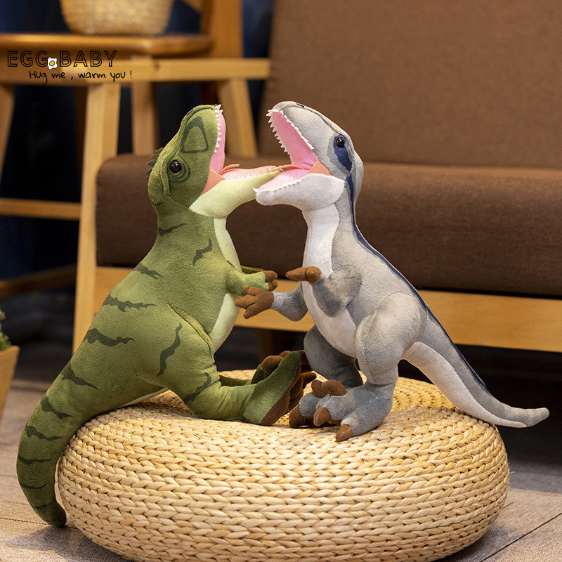 Mô Phỏng Khủng Long Sang Trọng Đồ Chơi Khủng Long Kỷ Jura Tyrannosaurus Triceratops Velociraptor Quà Tặng Cho Bé Trai Quà Tặng Sinh Nhật