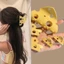 AFTEROF Phô Mai Lấy Kẹp, Mũ Vàng Rỗng Kẹp Tóc, Tam Giác Ngọt Nhựa Phô Mai Nhỏ Vuốt Tóc Trang Trí Tóc