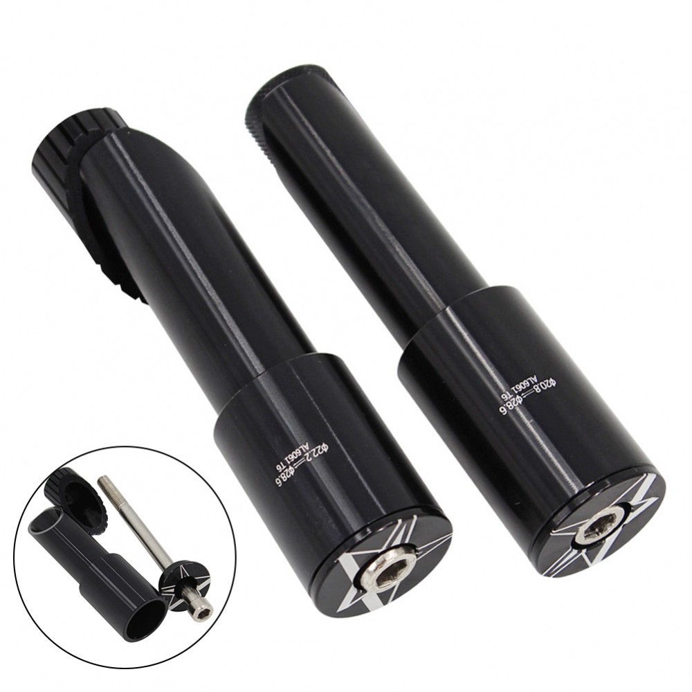 Stem Fork Adapter Black Kids Modified Handle 20.8 To 28.6 Stem 22.2 To 28.6 Stem[SECL]