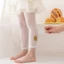 XGB Quần legging viền hoa tinh tế cho bé gái Quần lót trẻ sơ sinh mềm mại thoáng khí