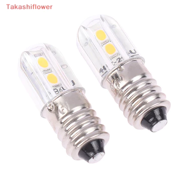 (Takashiflower) Bóng Đèn Led E10 6V 12V 24V Bóng Đèn Nâng Cấp 4LED Thay Thế Đèn Pin Đèn Báo Bóng Đèn Pha Động Cơ Bóng Đèn LED