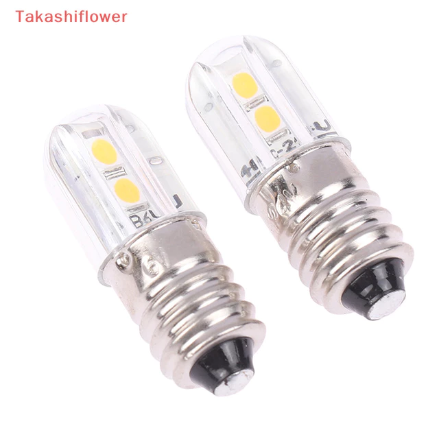 (Takashiflower) Bóng Đèn Led E10 6V 12V 24V Bóng Đèn Nâng Cấp 4LED Thay Thế Đèn Pin Đèn Báo Bóng Đèn Pha Động Cơ Bóng Đèn LED