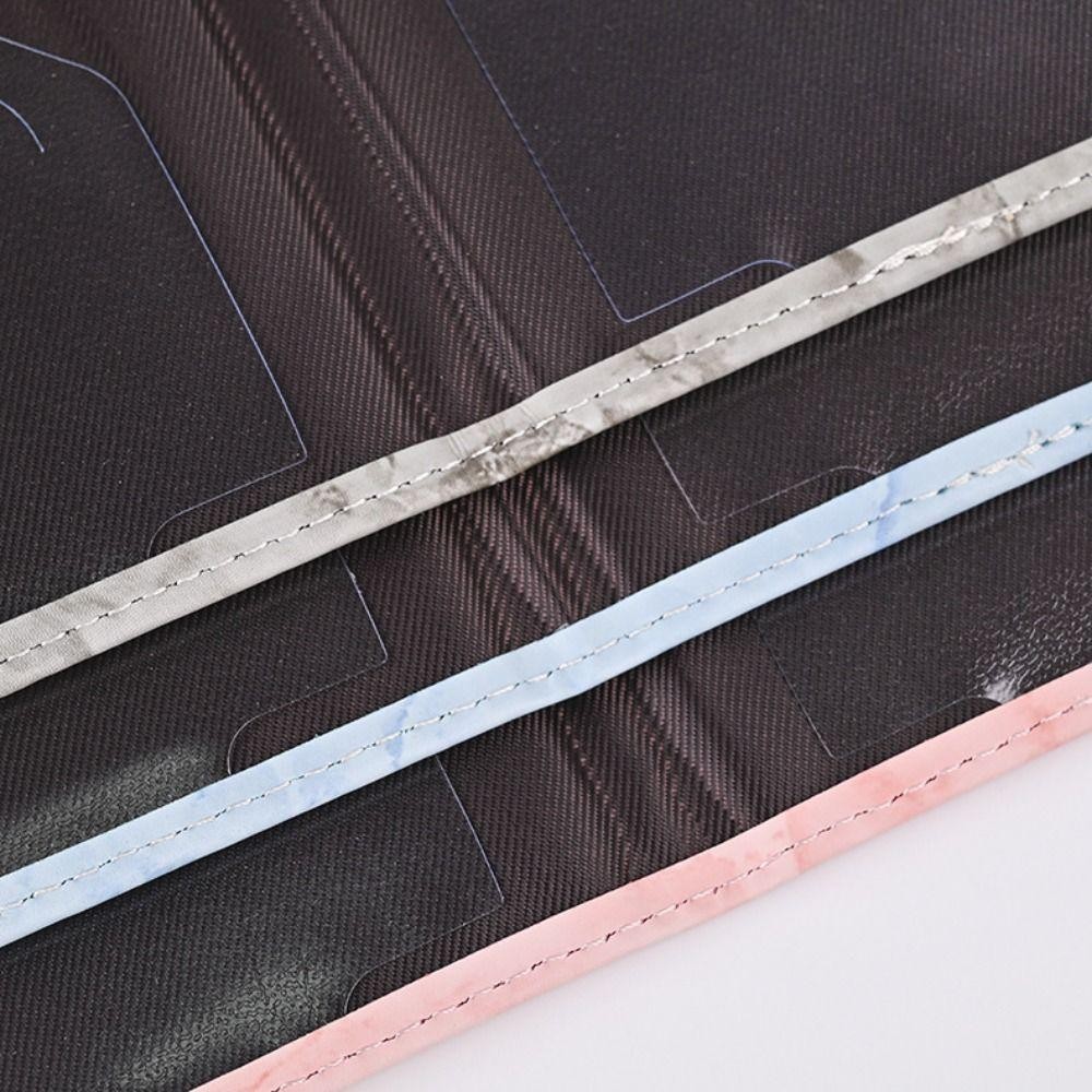 Hộp đựng hộ chiếu CPINCP, Vỏ hộ chiếu bằng da PU họa tiết đá cẩm thạch, Thẻ tín dụng tài liệu nhiều thẻ chống nước thời trang dành cho nữ và nam giới