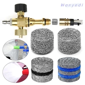 Wanyedi 1 Cái Vòi Phun Lưới, 3000 PSI Richer Lather Orifice Đầu Phun, Các Bộ Phận Lance Bọt Tuyết Cho Máy Giặt Áp Lực Cao Bộ Lọc Máy Tạo Bọt Nhiều Lớp