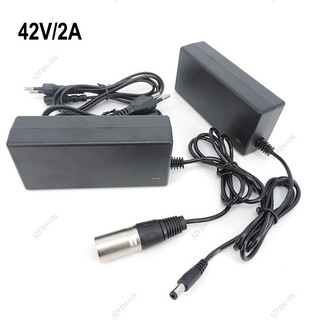 36v 42V 2A 60W AC sang DC 5.5 3PIN XLR cắm bộ chuyển đổi nguồn sạc Lithium Li-ion Li-poly cho pin xe đạp điện EU us F @ VN