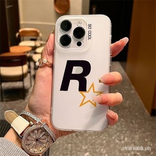 Ốp điện thoại mềm mờ Logo RStar độc đáo Thích hợp cho Iphone 13promax 14promax 15promax 11 12 13 14 15 pro max 14pro xr x xs max 7 8plus Vỏ bảo vệ chống sốc HCUP
