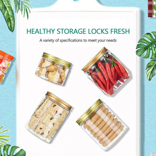 50ml / 100ml / 150ml / 200ml / 300ml Bình Nhựa Có Nắp Vít Sắt Trong Suốt Hộp Đựng Mỹ Phẩm Rỗng Kem Bột Lọ Vanity Box