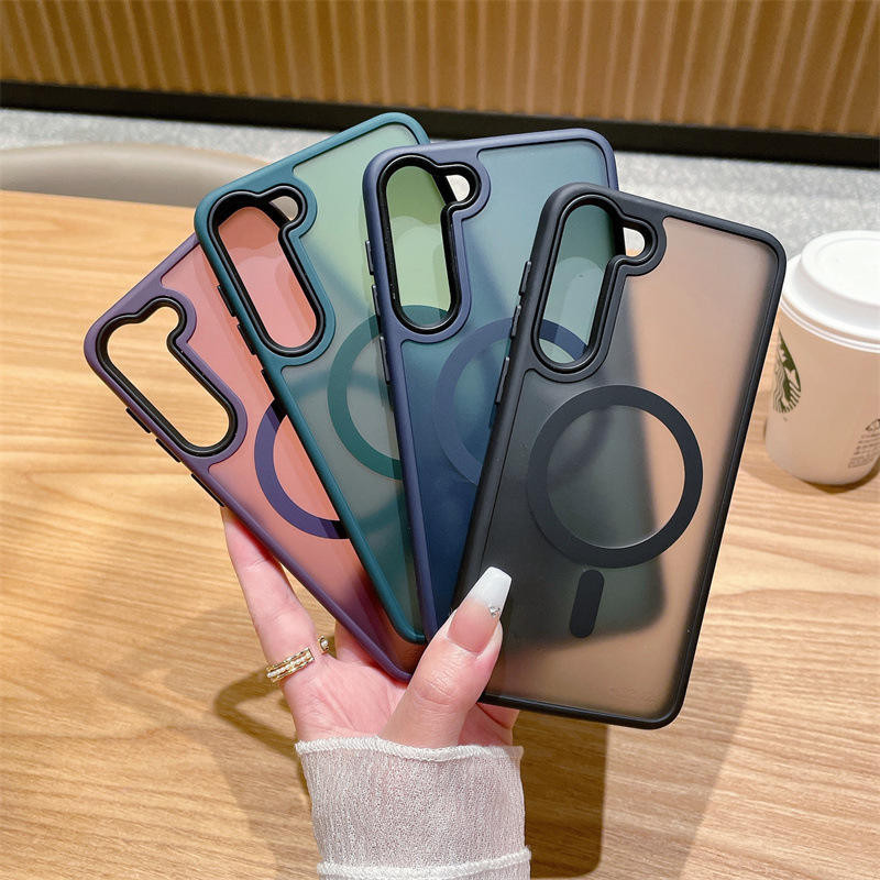 Ốp Điện Thoại Chống Trượt Frost Matte Cho Samsung Galaxy S26 S25 S24 Ultra S23 S22 Plus FE A55 A56 A36 A35 A17 A16 A07 A37 Ốp Điện Thoại Từ Tính