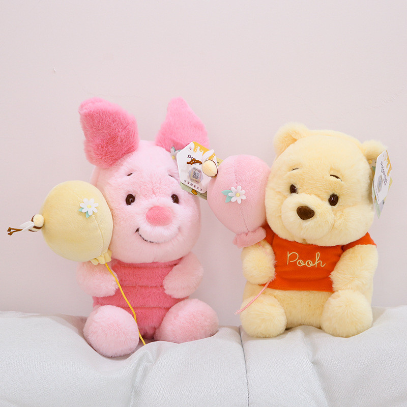 Winnie the pooh Hoạt Hình Dễ Thương Túi Đeo Vai Sang Trọng Búp Bê Ba Lô Trang Trí Ba Lô Dung Tích Lớn Túi Đeo Ngang