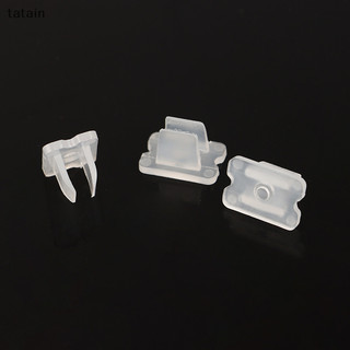Tatain 50 Cái 6 * 12MM Dải LED Cố Định Kẹp Kết Nối Để Sửa 2835 Đèn Neon 220V COB Khóa Nhựa Chất Lượng Cao Linh Hoạt Phụ Kiện VN