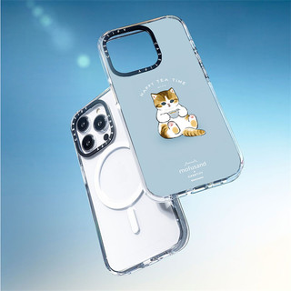 Casetify X Dòng Mifusand Trong Suốt Hút Từ Tính Trong Suốt Acrylic Cứng Mặt Sau TPU Edge Ốp Lưng Điện Thoại Ốp Lưng Tác Động Cho Apple IPhone 13 14 15 Pro Max Có Hộp