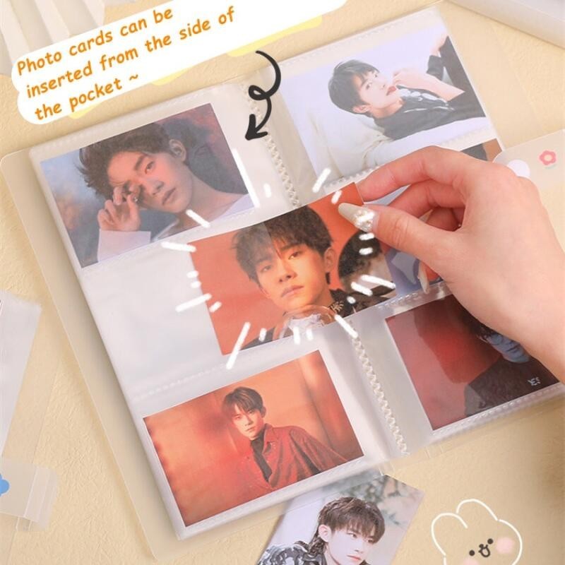 Linxx 80 / 160 / 240 Album ảnh kẽ mờ dễ thương Ảnh Lomo Cards Sách lưu trữ 3 inch 6 inch PP sưu tập Sách