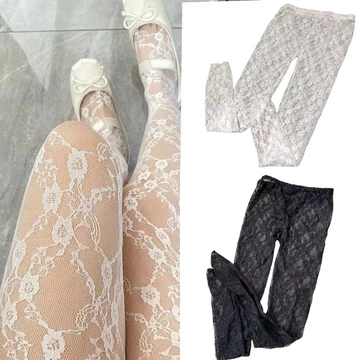 Treeling Nữ Nữ Ren Quần Legging Nữ Halloween Trang Phục Legging Đảng Quần Legging