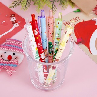 [Mực Đen] Bút Mực Gel Giáng Sinh Nhiều Mẫu Dễ Thương 2023 - Bút Mực Gel Ngòi 0.5mm