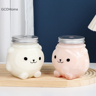 Gcdhome 500ml Chai Nước Giải Khát Gấu Nhỏ Uống Chai Trà Sữa Nước Uống Lạnh Chai Nóng
