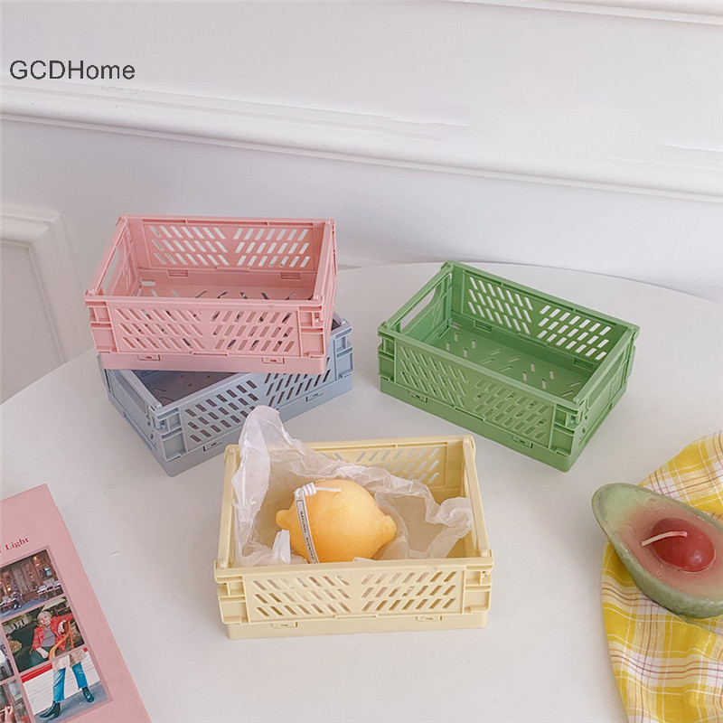 Hộp đựng mỹ phẩm để bàn Gcdhome có thể gập lại HOT