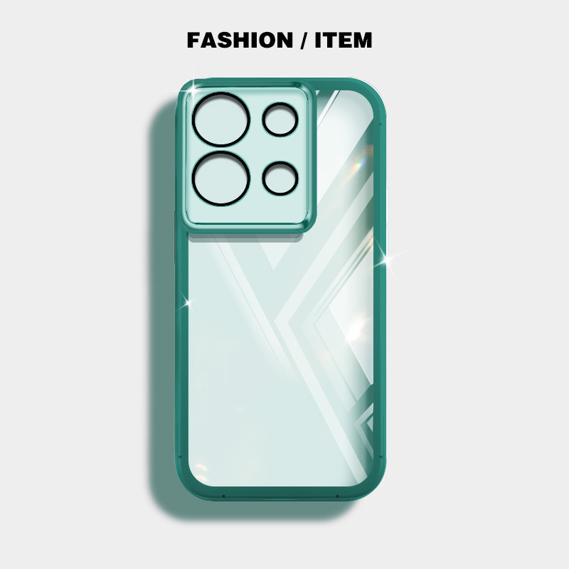 Ốp điện thoại trong suốt màu siêu mỏng YBD cho Infinix Note 30 Pro Note 30i Zero 30 GT 10 Pro GT 20 Pro X6731 X6739 X683B X6716B Vỏ mềm silicon trong suốt thời trang nữ tính