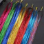 200 sợi Horaphic Sparkle Hair Tinsel Extensions Dazzles 90cm Women Hippie {VN}