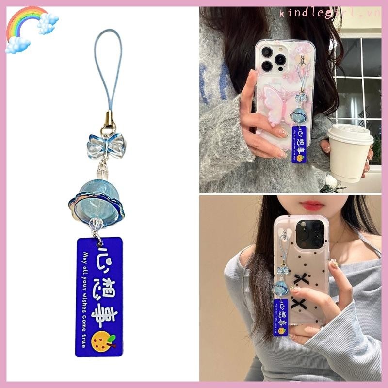 Vua Độc Đáo Gió Chuông Điện Thoại Quyến Rũ Móc Khóa Đính Hạt Túi Mặt Dây Chuyền Cho Nữ Ba Lô