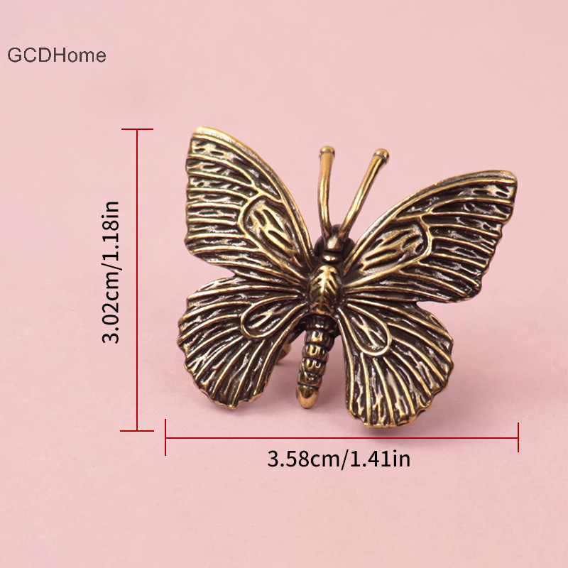 Gcdhome Đồng Nguyên Chất Tượng Thu Nhỏ Để Bàn Trang Trí Cổ Đồng Côn Trùng Tượng Trang Trí Nhà Cửa Thủ Công HOT Phụ Kiện