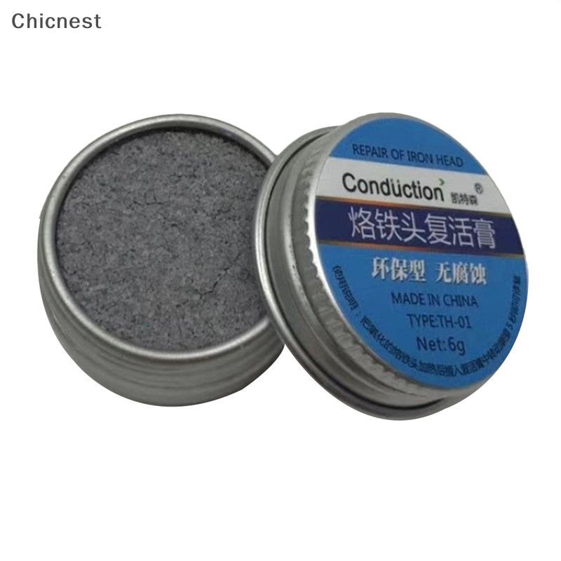 [Chicnest] Đầu sắt hàn Tinner Activator Tip Cleaner Remover Không chì 6g Boutique