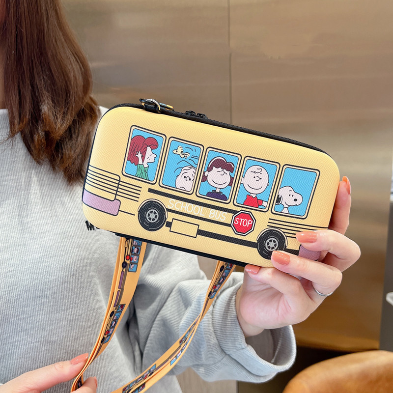 Túi đựng tiện ích sạc Snoopy|Túi ngân hàng điện|Túi du lịch tiện ích có dây thun