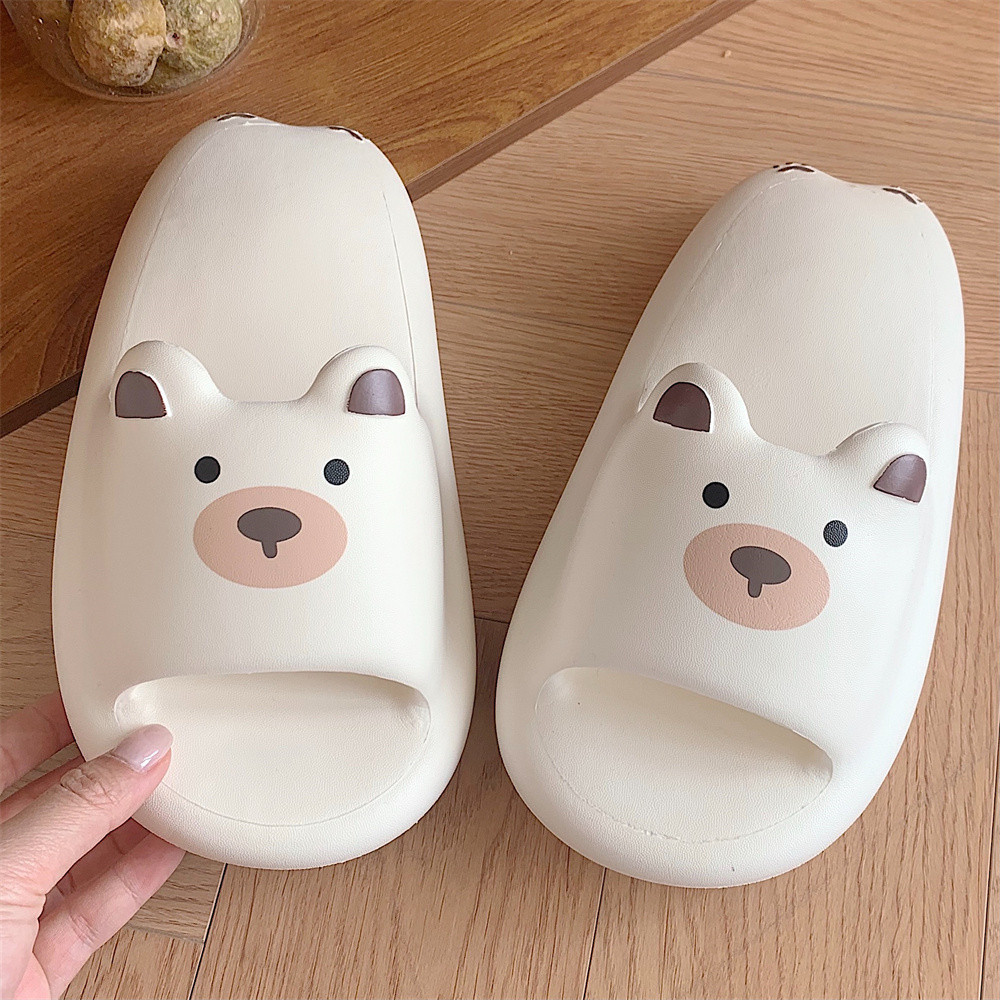 Xixitiao Dép Mềm Mại Đế Dày Dễ Thương Mèo Con Nam Nữ Mùa Hè Chống Trơn Trượt Nhà