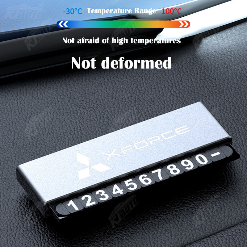 Biển số điện thoại đỗ xe tạm thời Mitsubishi Xforce cho ô tô Đèn ngủ Công cụ đỗ xe ẩn