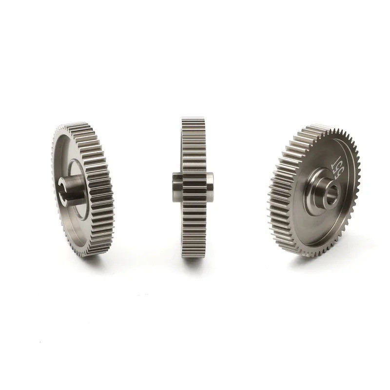 55T 58T 61T Tốc Độ Cao Spur Gear 51004 53665 Cho TAMIYA TT01 TT-01 1 / 10 RC Xe Nâng Cấp Phần Phụ Kiện