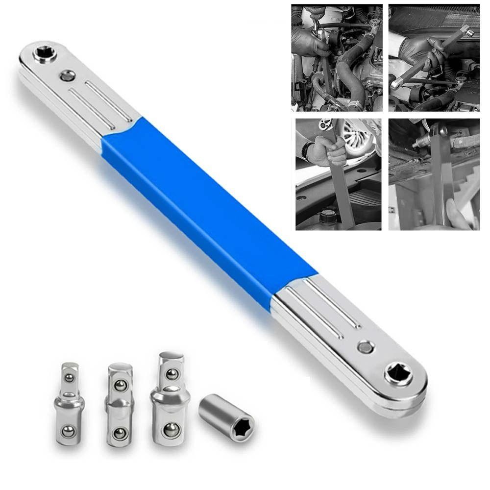 Cờ lê mở rộng bù đắp AWNGD, Ổ cắm cờ lê hai đầu bằng thép, Cờ lê Ratchet đa năng xoay 360 độ Hone